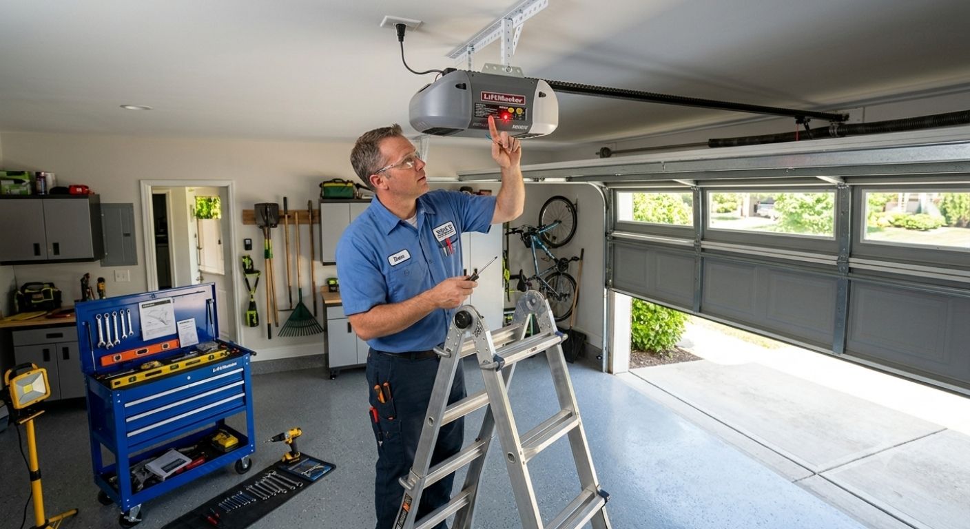 garage door opener blinking but not working
