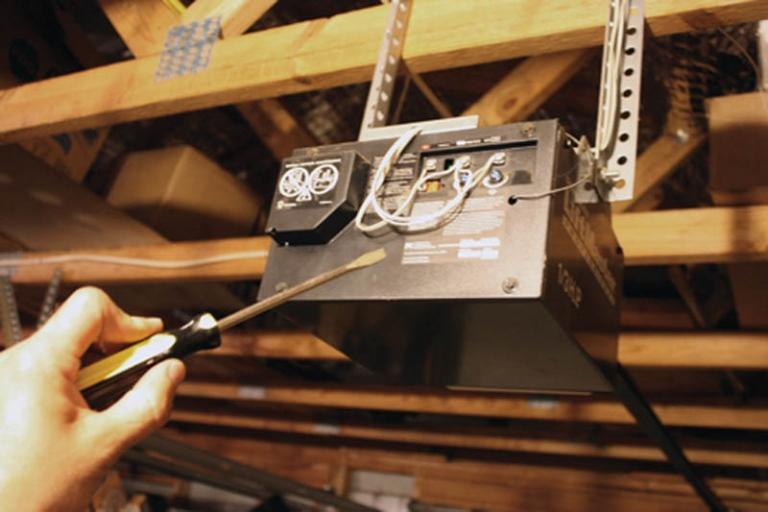 garage door opener close limit adjustment