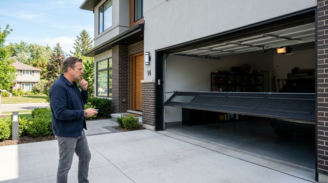 garage door slow to open or close