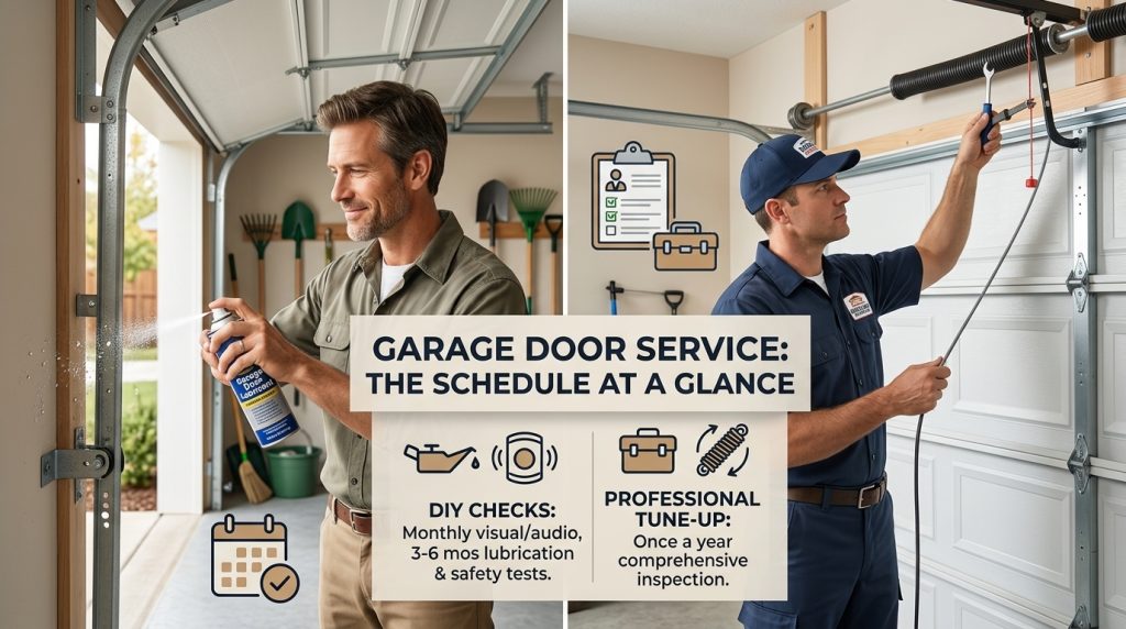 how often should you service your garage door